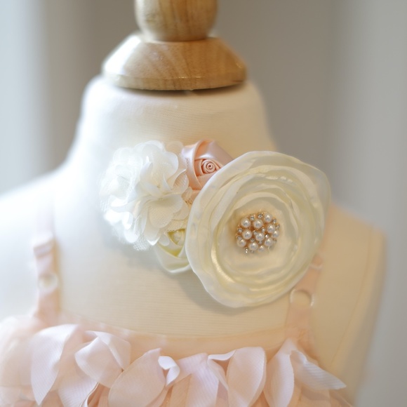 Tulle Party Dress With Adjustable Straps Matching Headband Spring Summer NWT - Picture 4 of 7